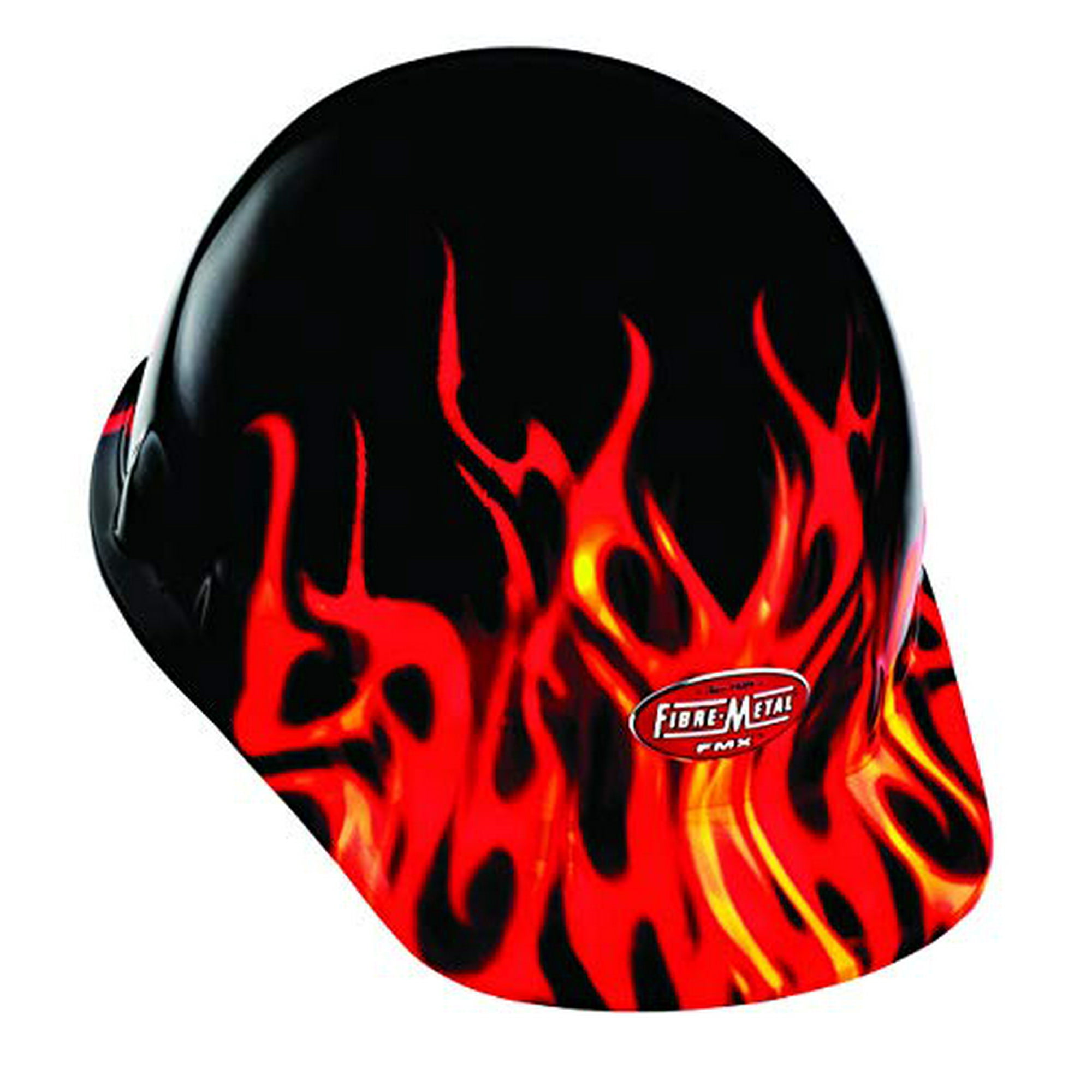 FMX Flame Full Graphic Fibre-Metal by Honeywell Supereight Thermoplastic Cap-Style Hard Hat with 8-Point Ratchet Suspension